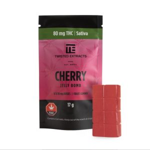 Twisted Extracts Jelly Bomb – Sativa Cherry (80mg)