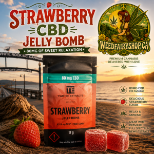 Twisted Extracts Jelly Bomb – CBD Strawberry – 80mg