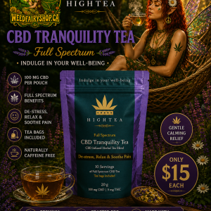 High Tea – CBD Tranquility Tea (100mg CBD)