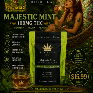 High Tea – Majestic Mint Tea (100mg THC)