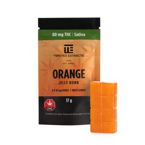 Twisted Extracts Jelly Bomb – Sativa Orange (80mg)