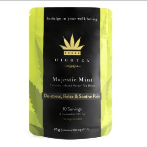 High Tea – Majestic Mint Tea (100mg THC)