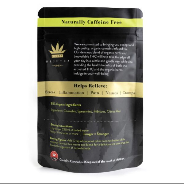 High Tea – Majestic Mint Tea (100mg THC) - Image 2