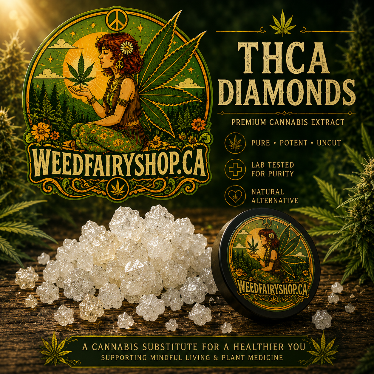 Pure THCA Diamonds