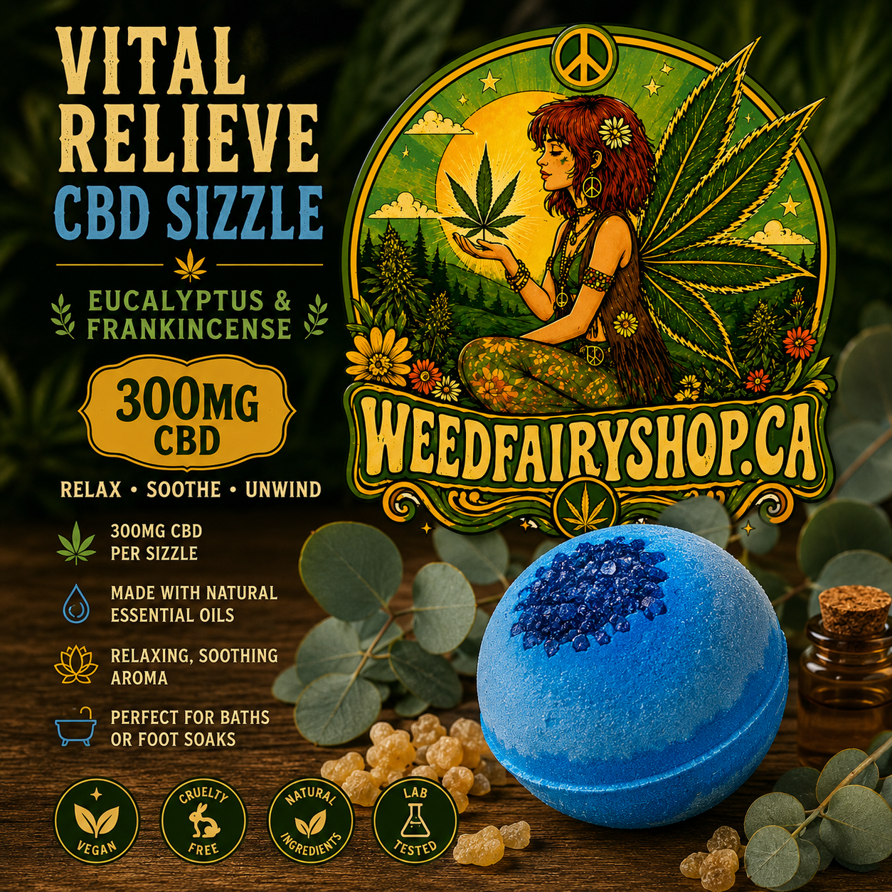 Vital Relieve CBD Sizzles